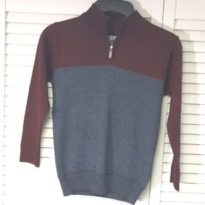 Boys zipper v neck sweater! SZ. 7